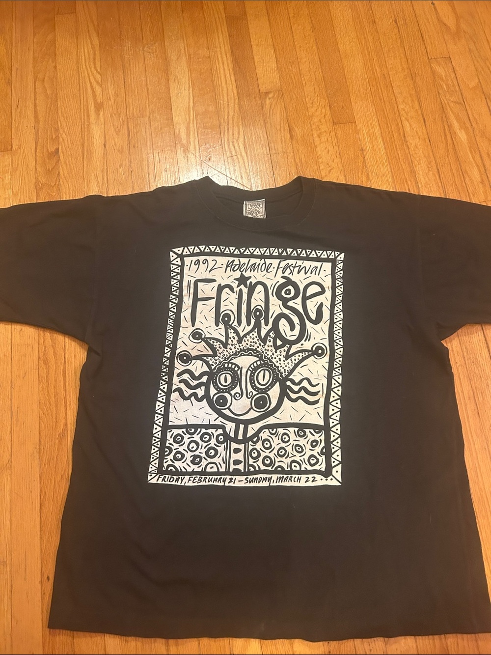 Vintage 90s Fringe Fest 1992 Port Adelaide Australia Shirt Single Stitch